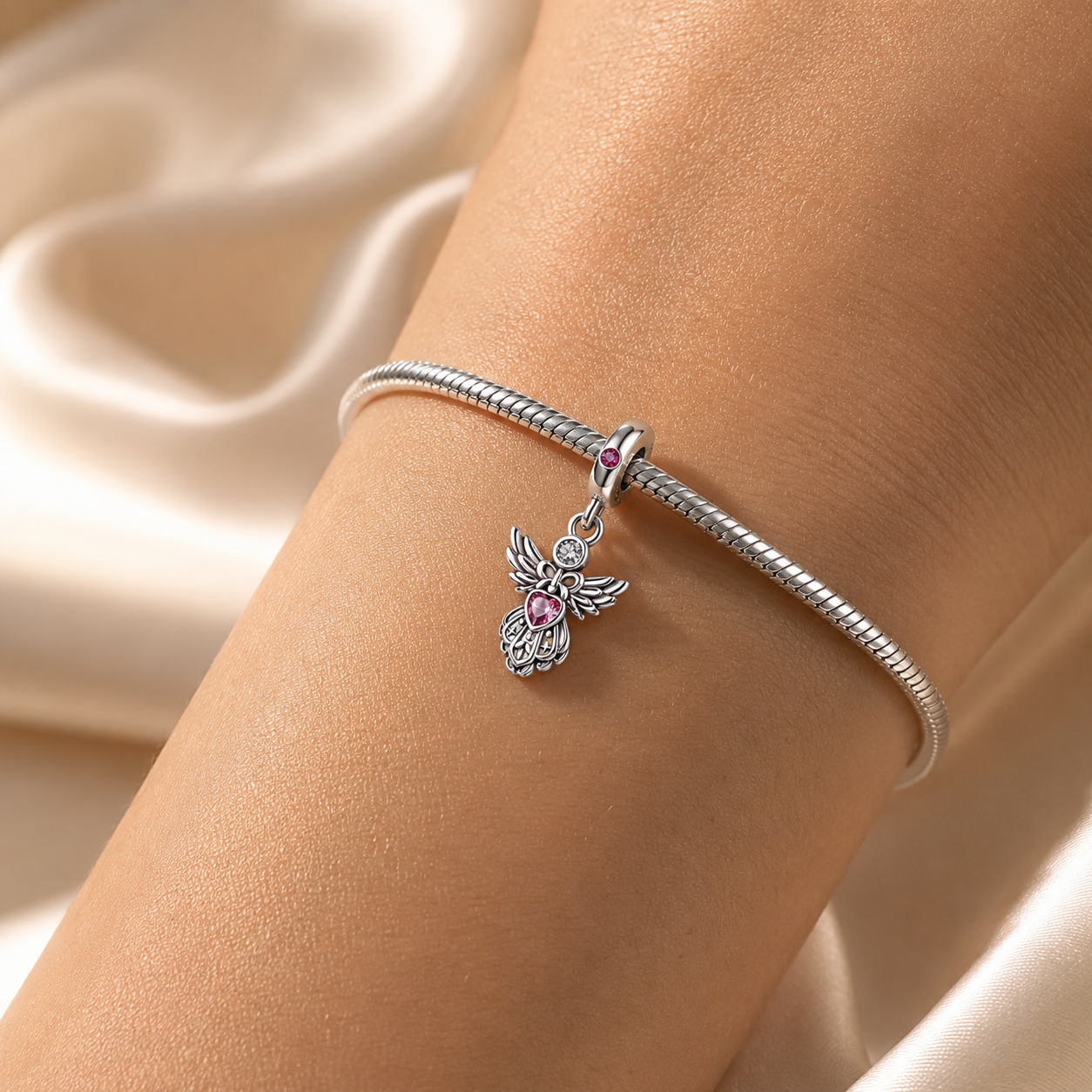 Heavenly Tenderness Charm 925 Silver