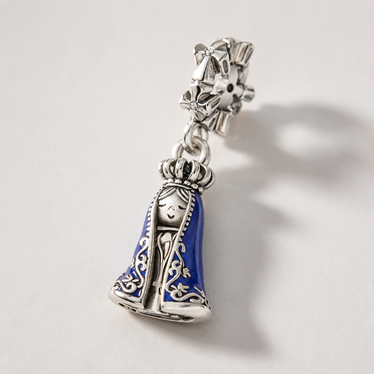 Queen of the Sapphire Mantle Charm — 925 Silver