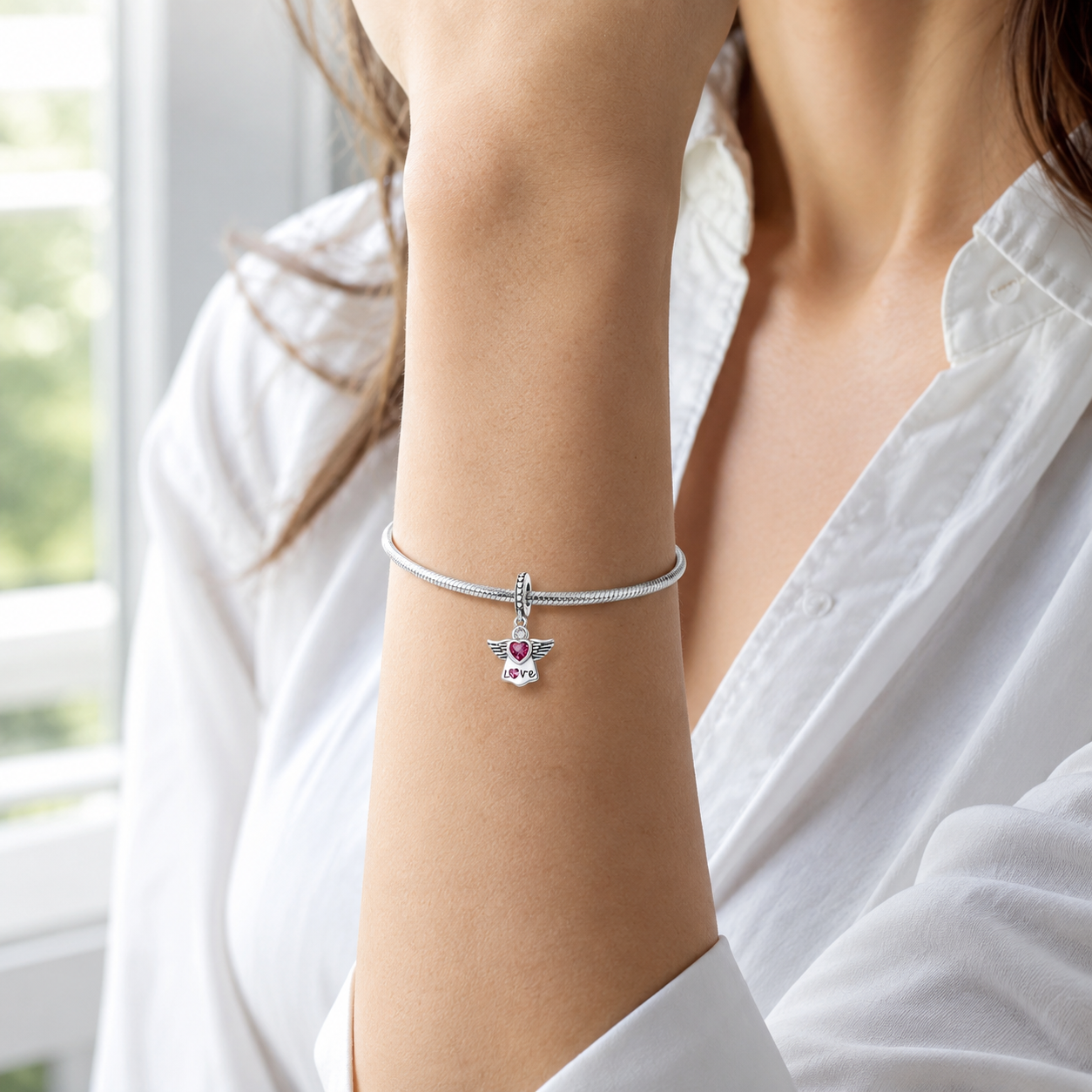 Message of Love Charm 925 Silver