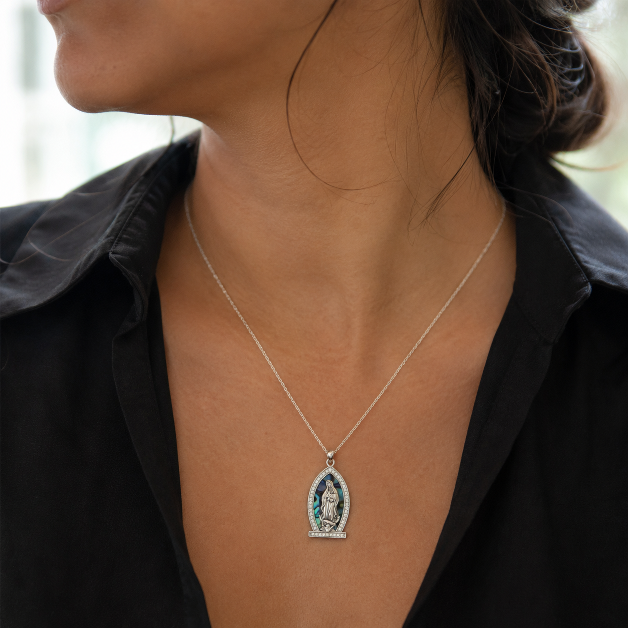 Mantle of Stars Guadalupe Necklace