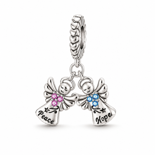 Two Blessings Charm 925 Silver