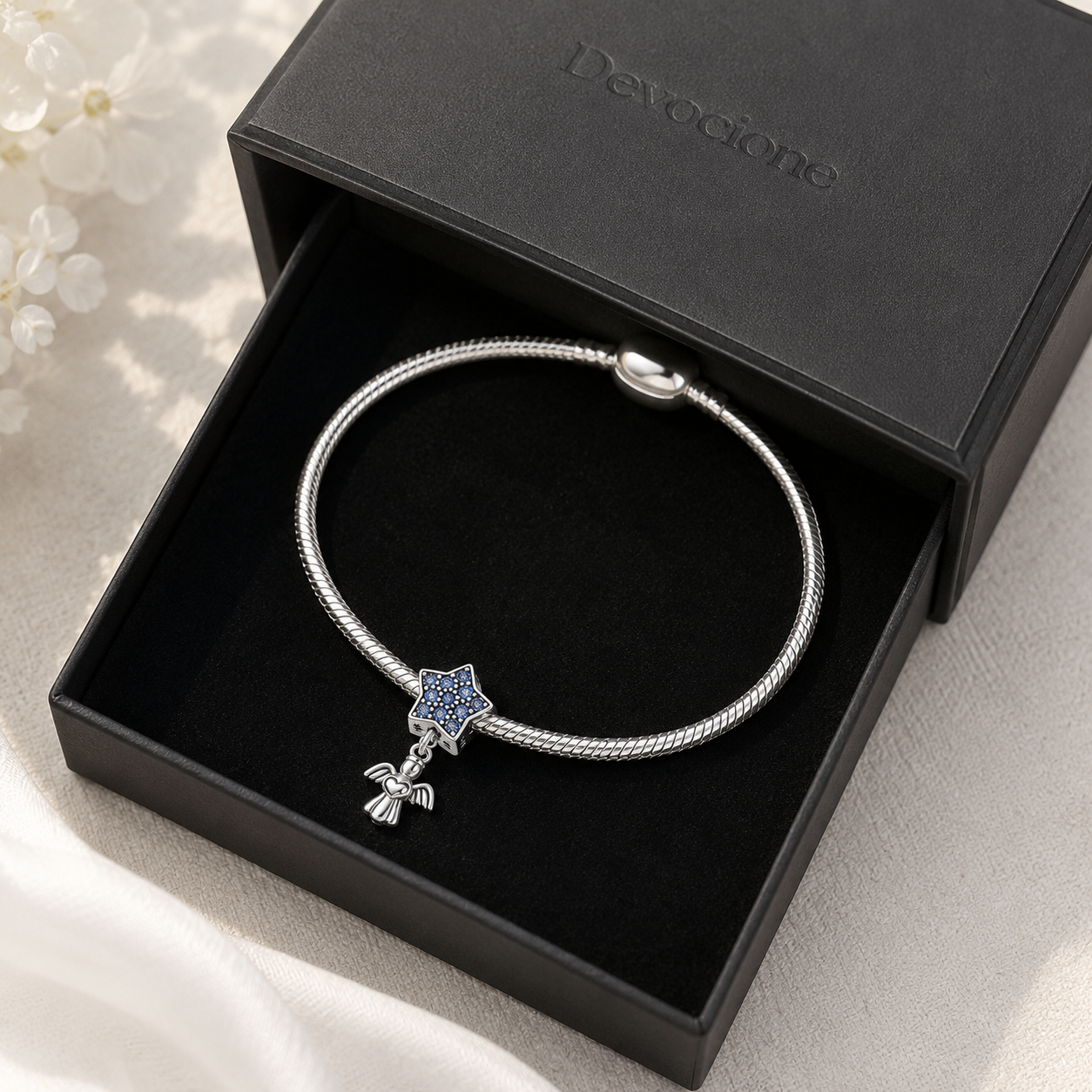 Star of Bethlehem Charm 925 Silver