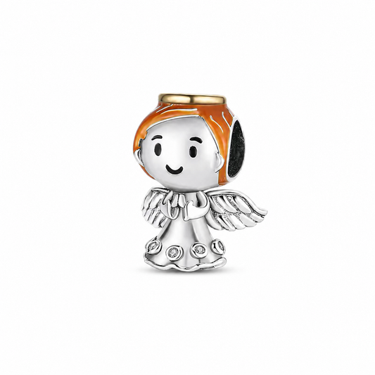 Little Guardian Angel Charm 925 Silver