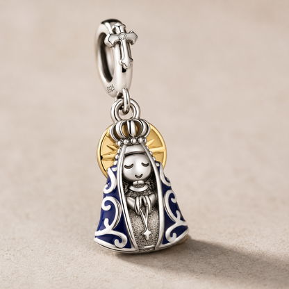Our Lady Aparecida Charm — 925 Silver