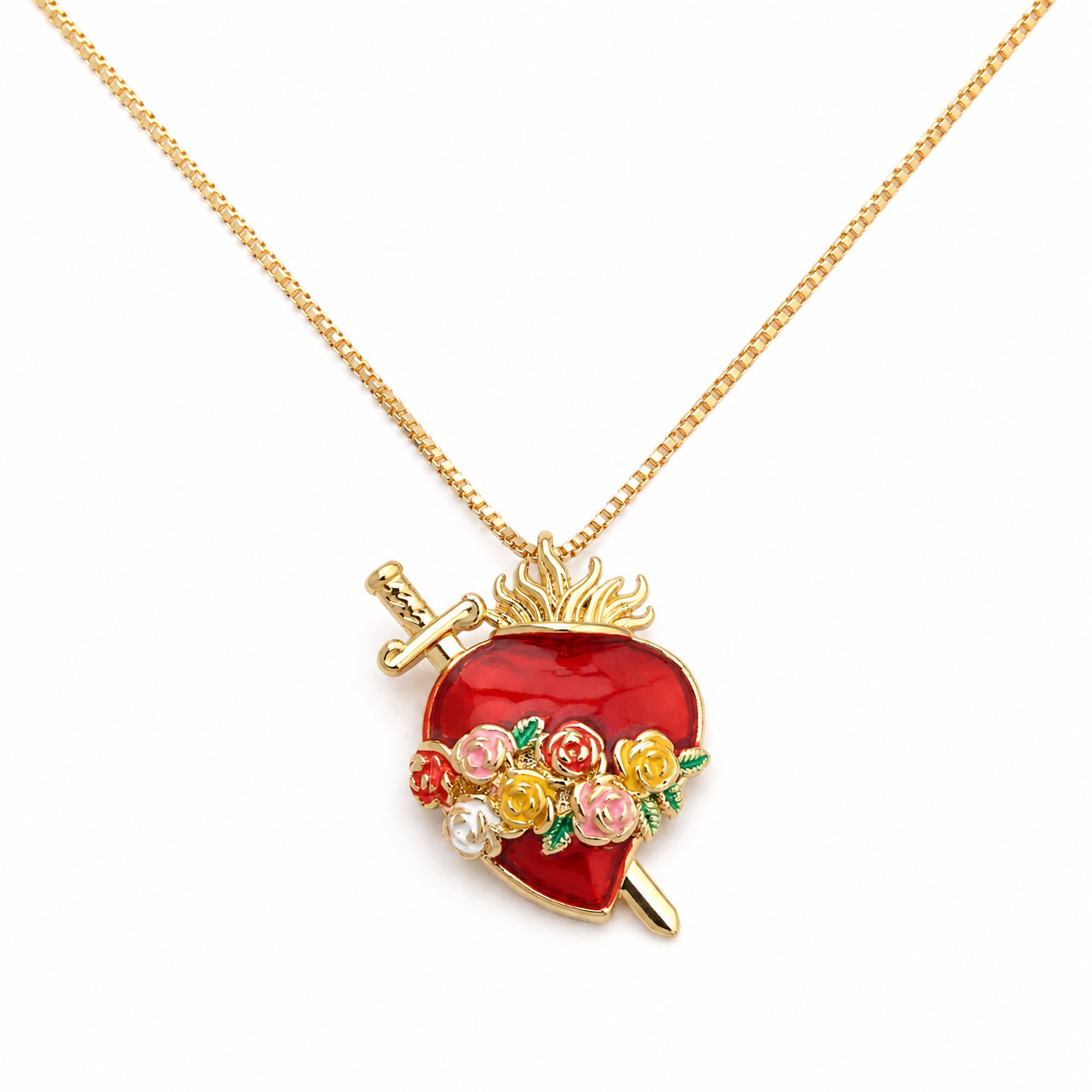 Heart of Mary Necklace