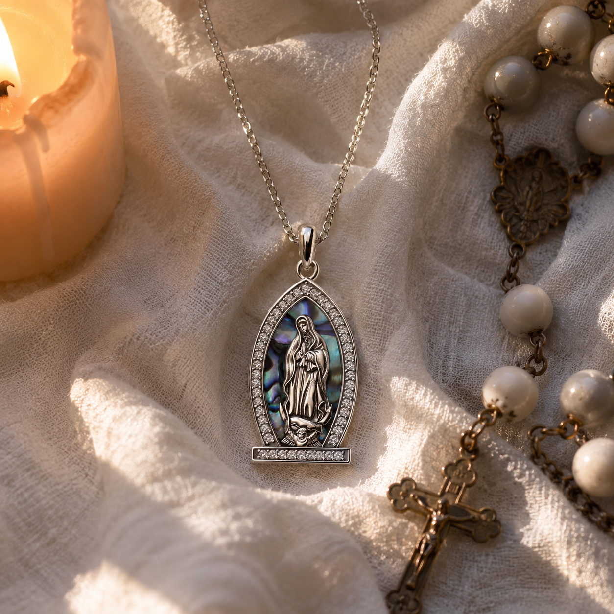 Mantle of Stars Guadalupe Necklace