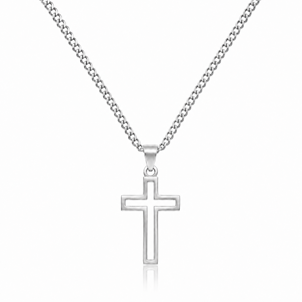 Minimalist Faith Cross Necklace