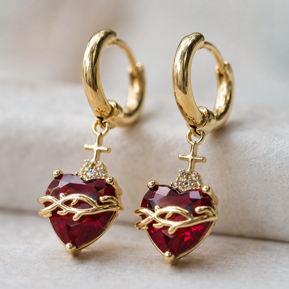 All My Heart Sacred Heart jewelry set