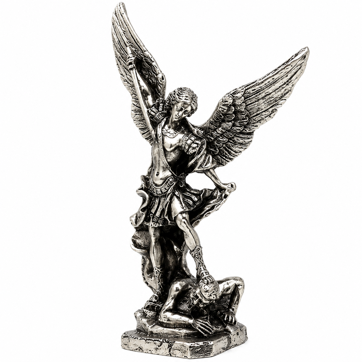 Archangel Saint Michael — Statue of Protection and Divine Justice