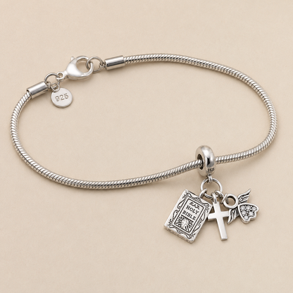 Holy Bible Charm 925 Silver