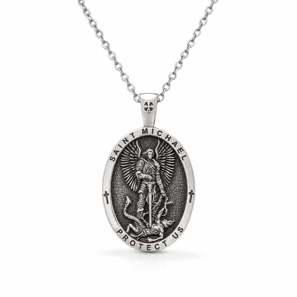 Who Is Like God Saint Michael Necklace