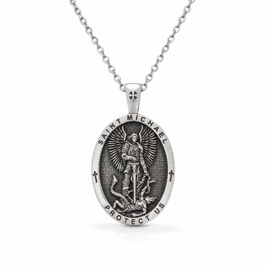 Who Is Like God Saint Michael Necklace
