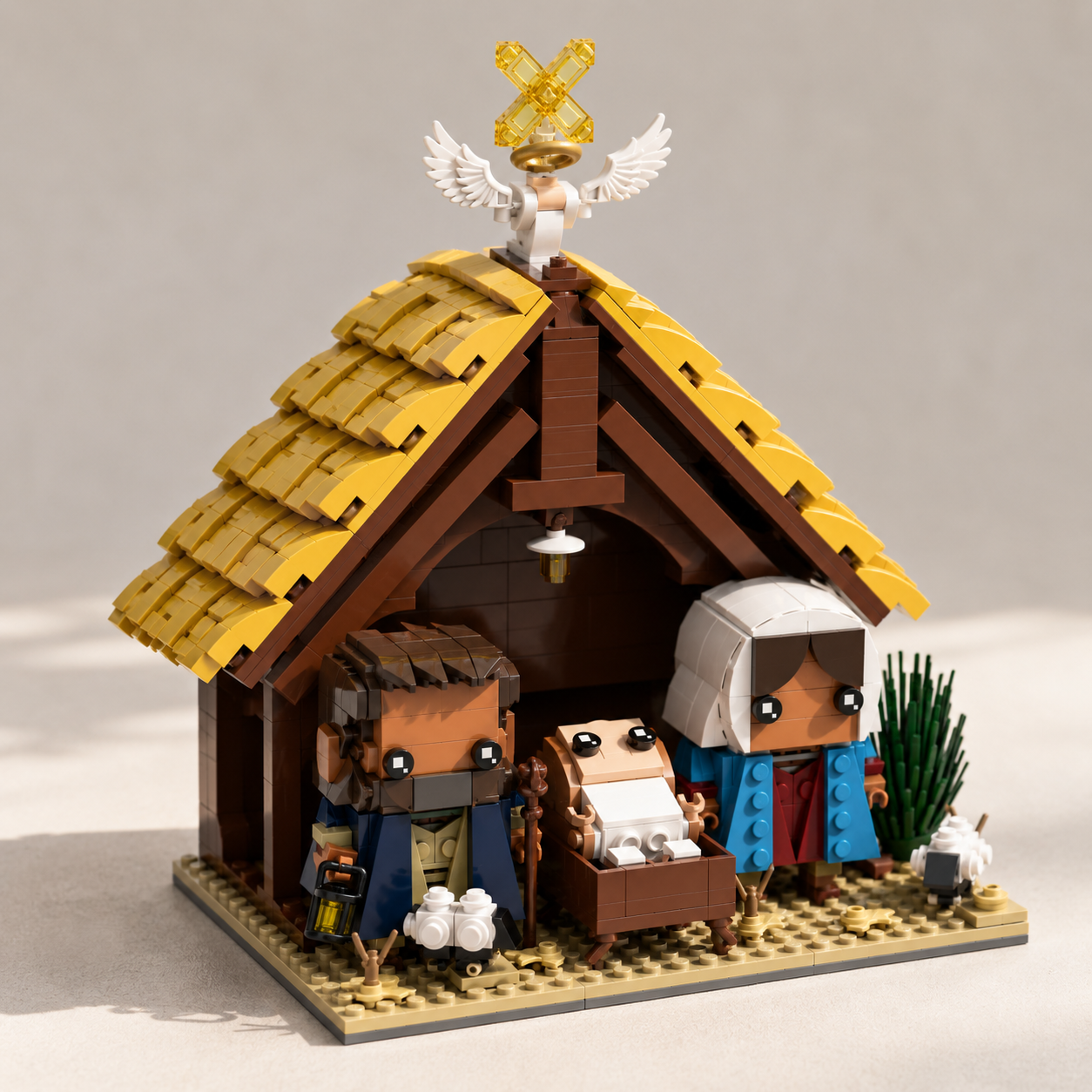 Nativity Manger Building Blocks