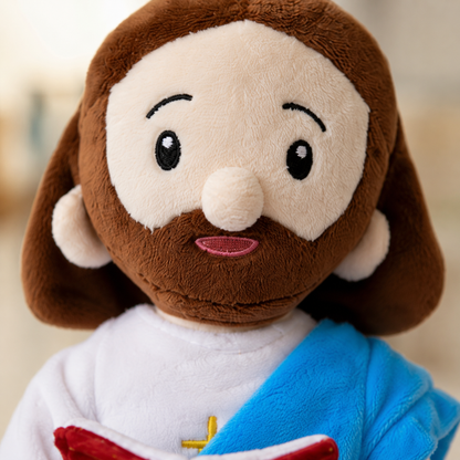 Jesus with the Bible Plush Doll