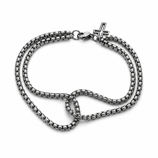 Iron Faith Cross Bracelet