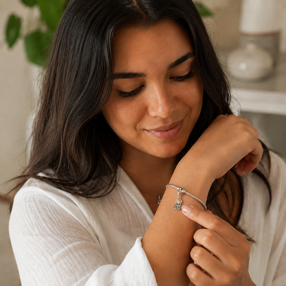 Our Lady Aparecida Charm — 925 Silver