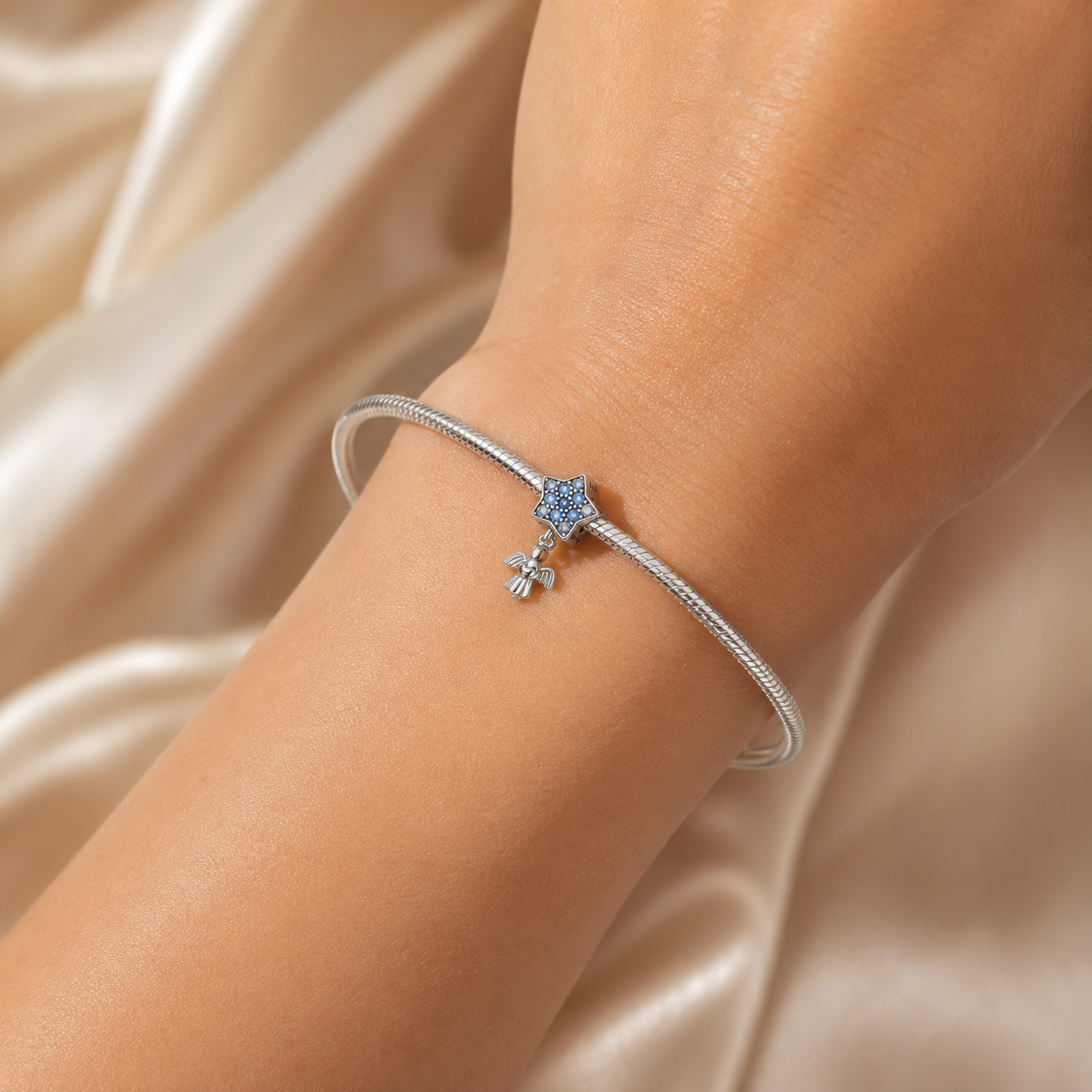 Star of Bethlehem Charm 925 Silver