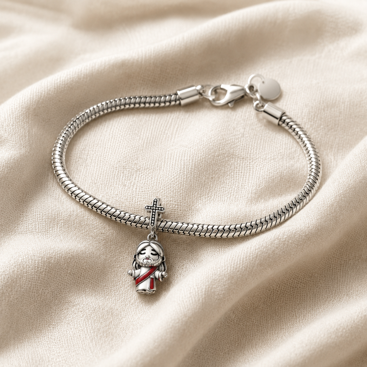 Christ King of Glory Charm — 925 Silver