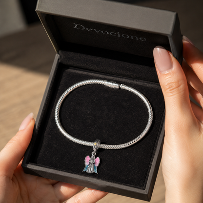 Angel of Intercession Charm 925 Silver