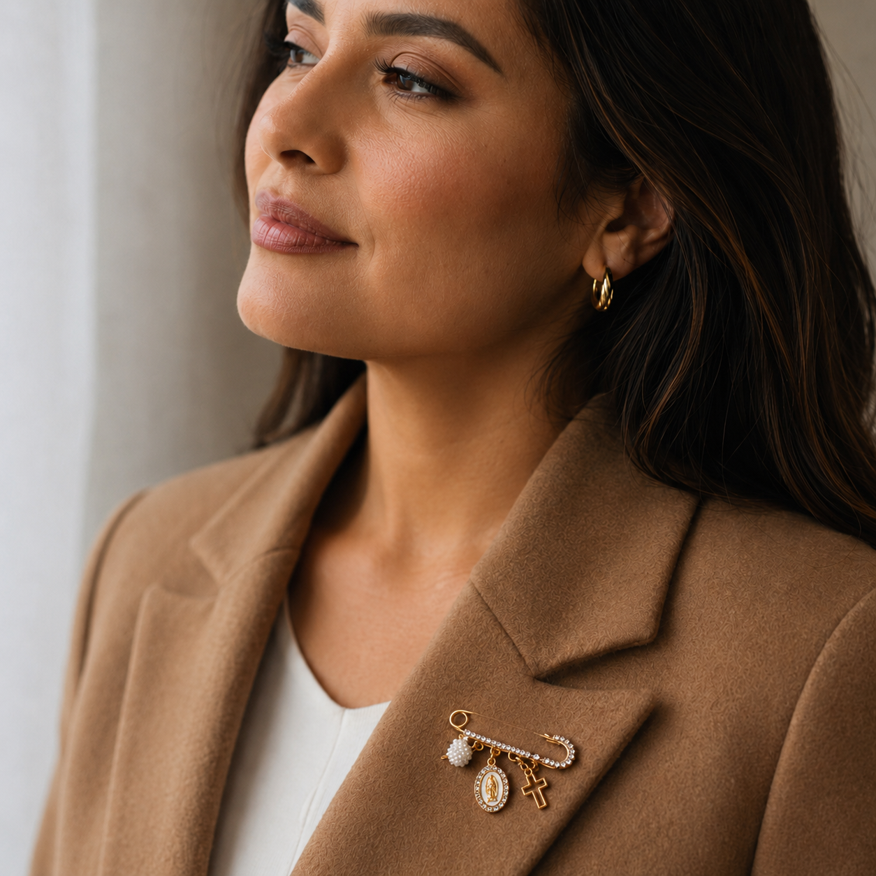 Light and Faith Brooch