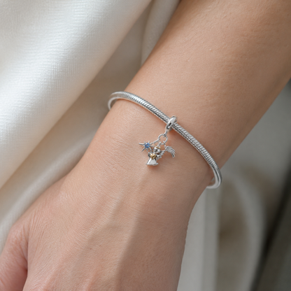 Angel of the New Dawn Charm 925 Silver
