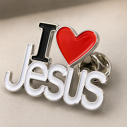 I Love Jesus Pin
