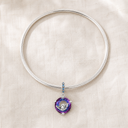 Celestial Star Cherub Charm 925 Silver