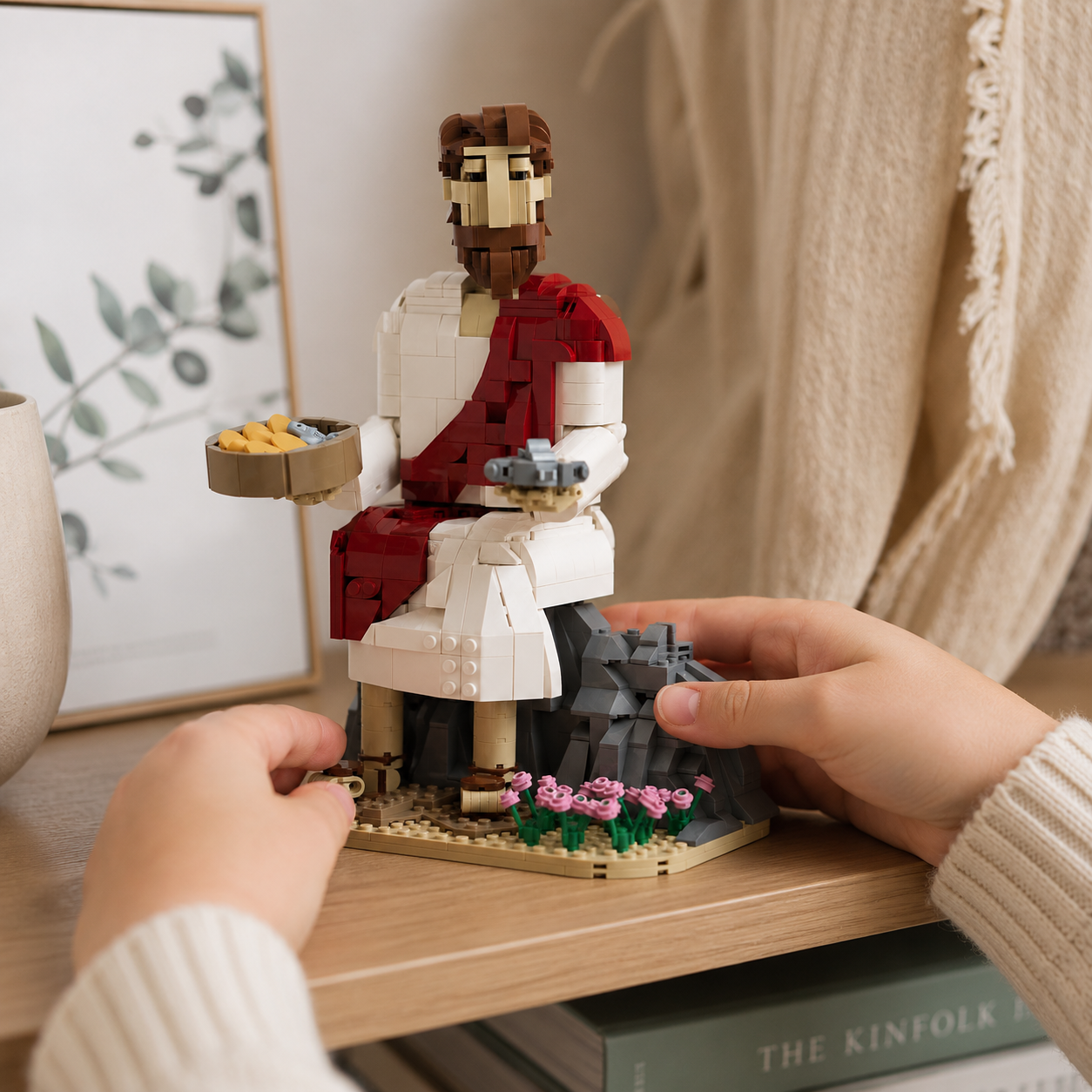 Jesus Multiplying the Loaves and Fishes Building Blocks