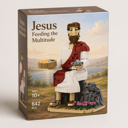 Jesus Multiplying the Loaves and Fishes Building Blocks