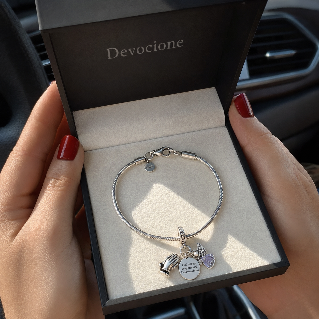 Until I Hold You in Heaven Charm 925 Silver