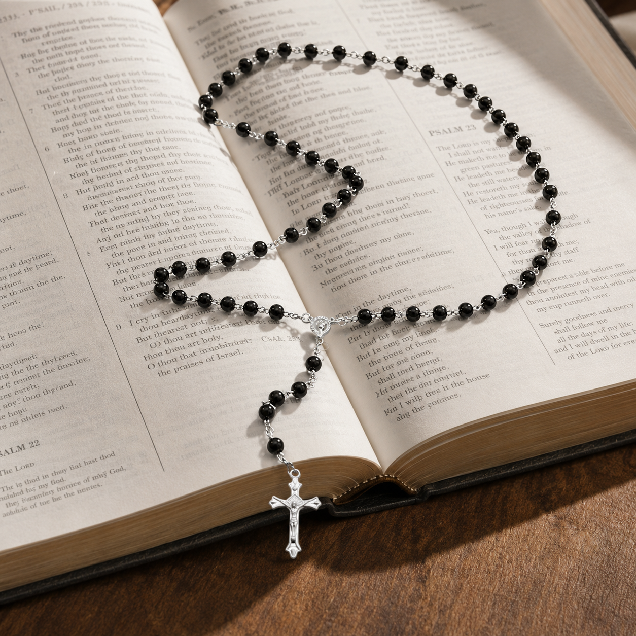 Vintage Pearls of Faith Rosary