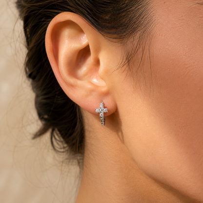 Celestial Cross Earrings