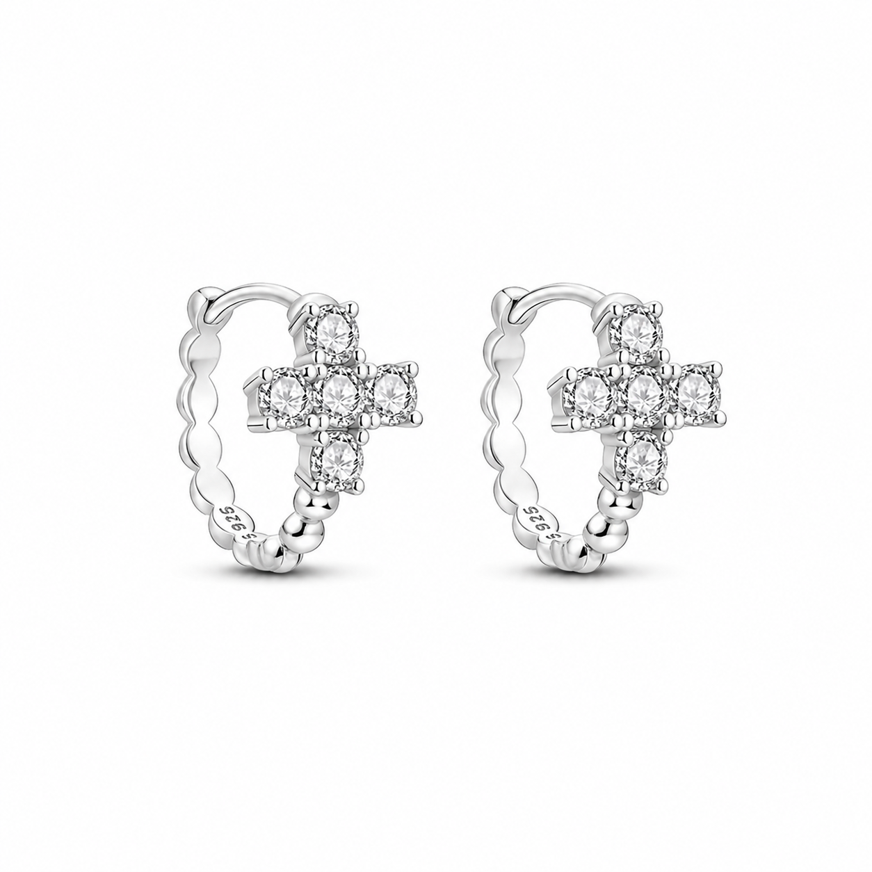 Celestial Cross Earrings