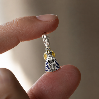 Our Lady Aparecida Charm — 925 Silver