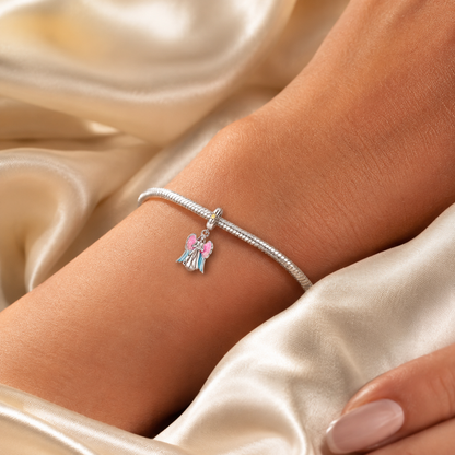 Angel of Intercession Charm 925 Silver